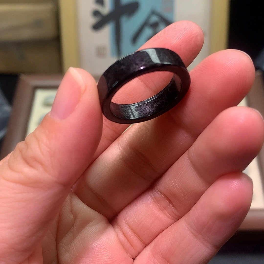 翡翠未镶嵌戒指天然翡翠A货-18圈