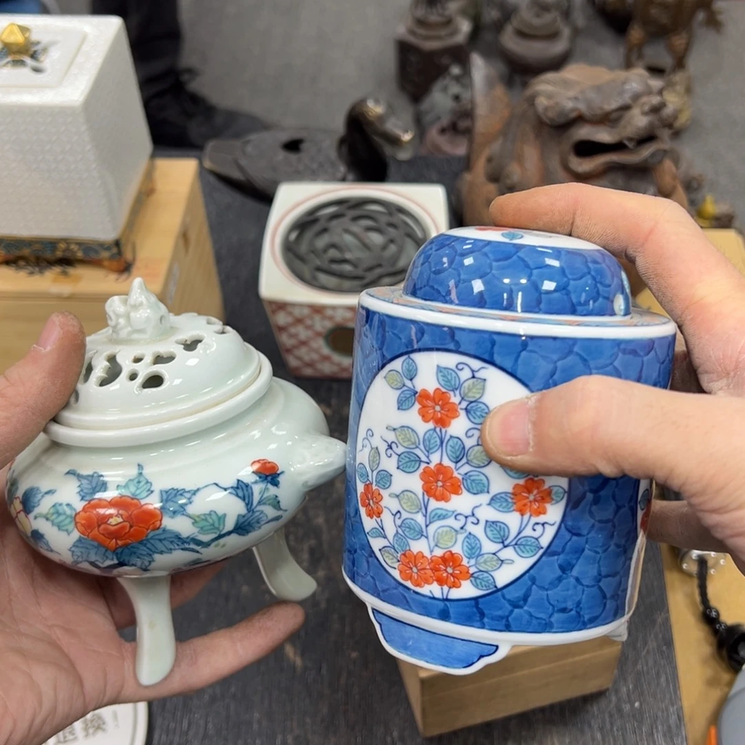 浑***️陶瓷中古工艺品摆件