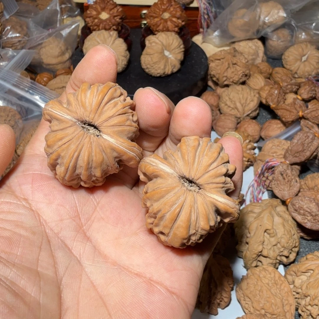 把件文玩核桃戊***化华坤龙41有修