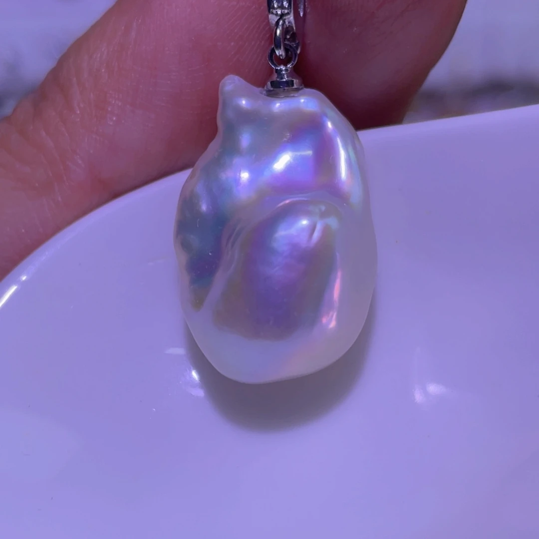 天然淡水珍珠吊坠未镶嵌淡水珍珠