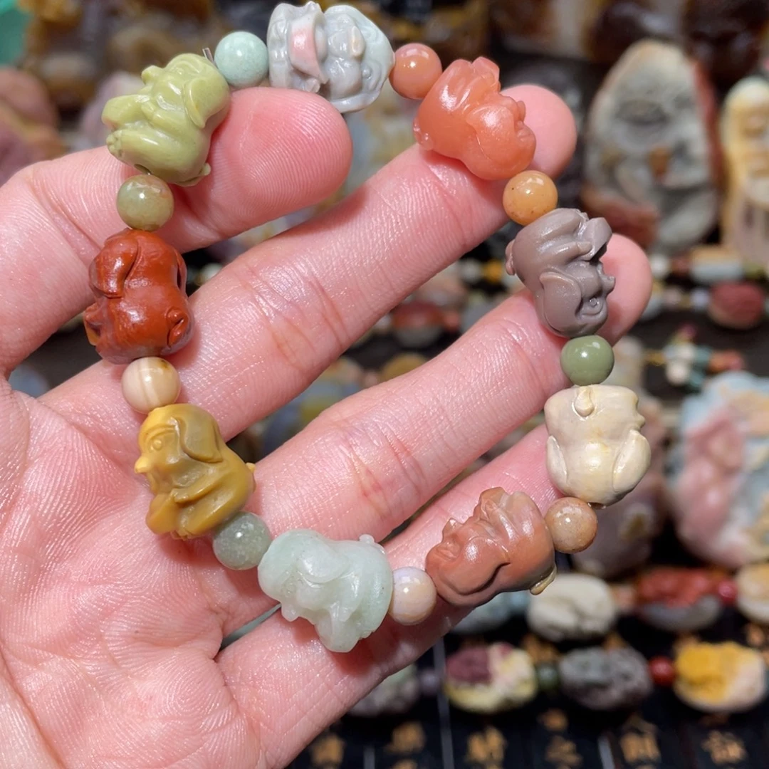 石英质玉未镶嵌手链