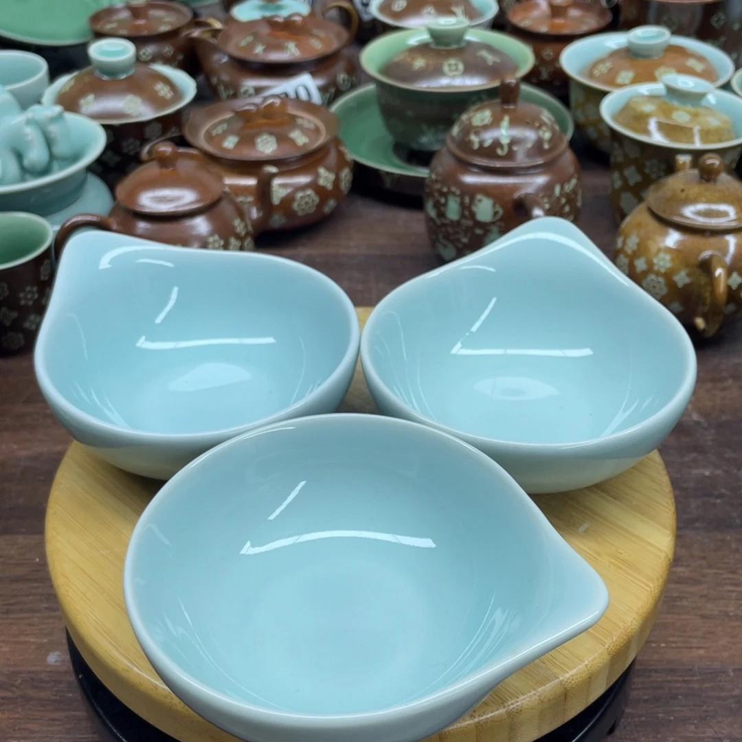 微瑕特价青瓷青瓷3个