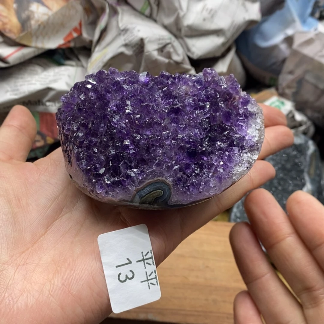 紫晶乌拉圭未镶嵌