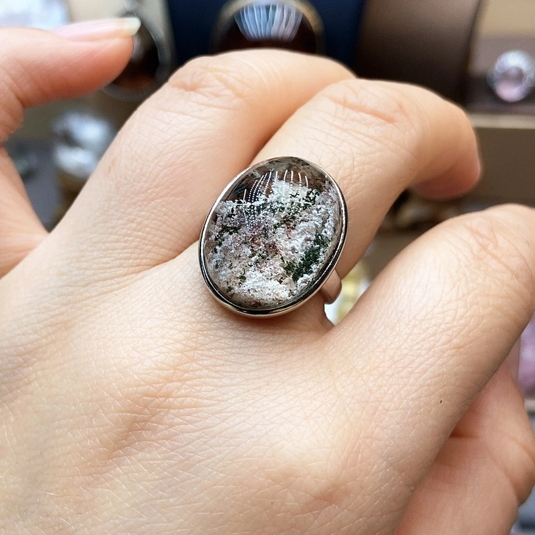 戒指银S925镶嵌水晶若****