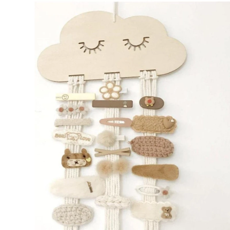 ins北欧风发夹收纳带公主发带饰品DIY配件包整理挂件