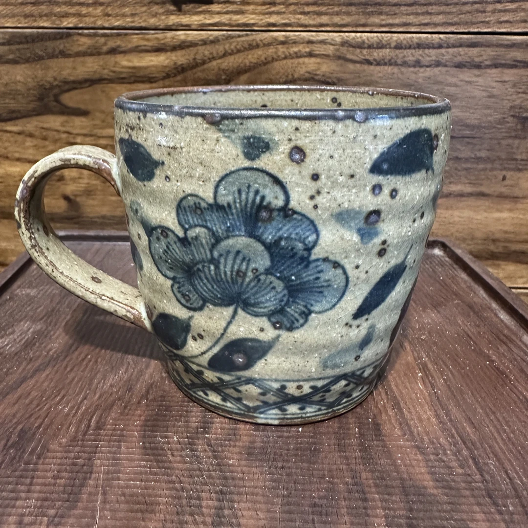 【近山古美】聆雨堂牡丹咖啡杯