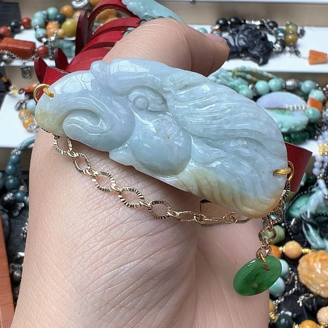 翡翠戒指未镶嵌炸