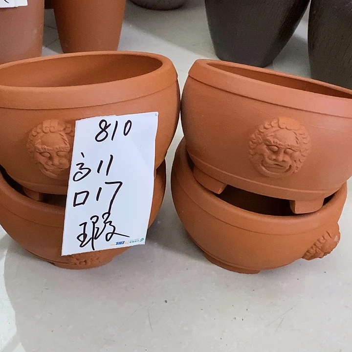 粗陶红陶绿植花盆810