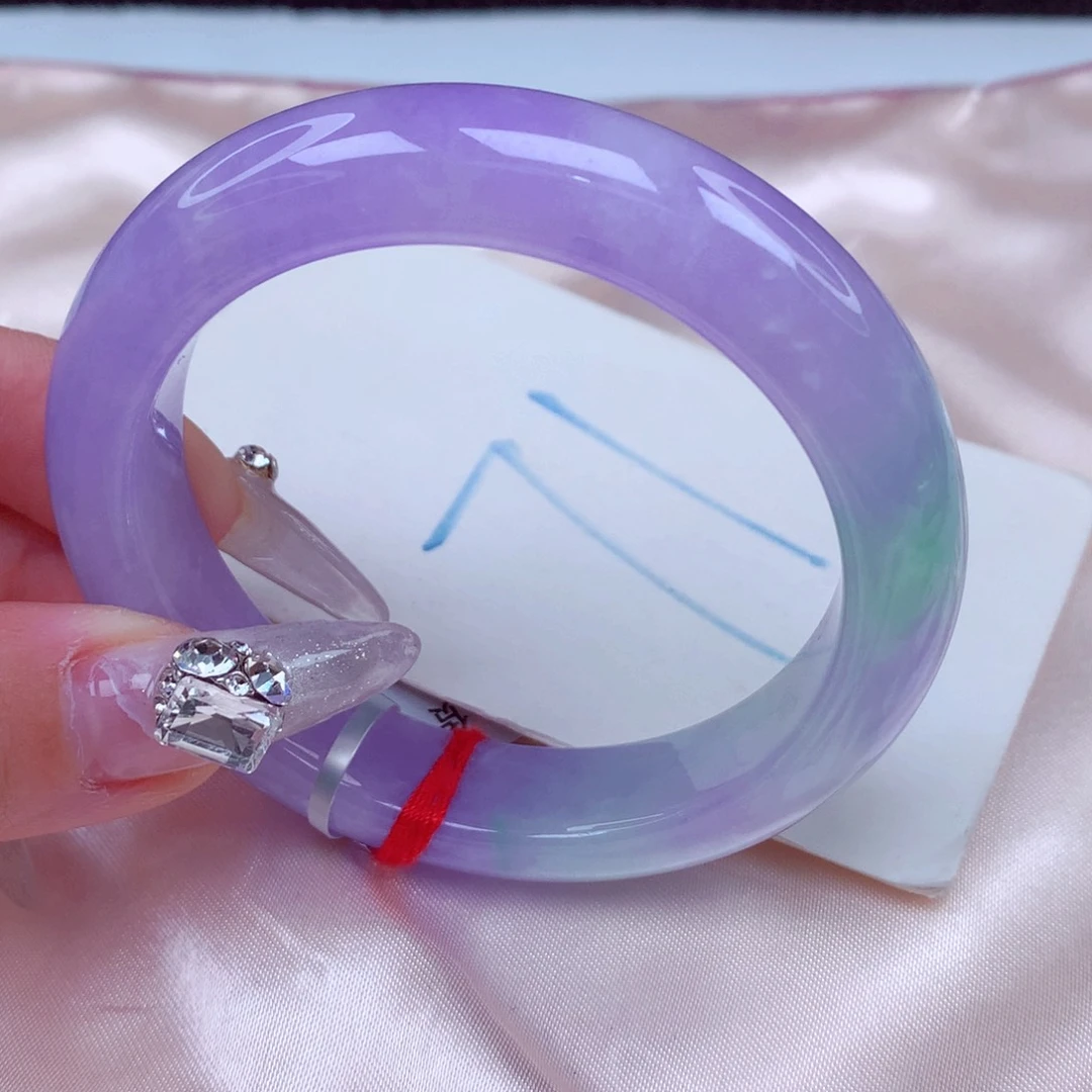 翡翠手镯未镶嵌天然缅甸翡翠A货手镯