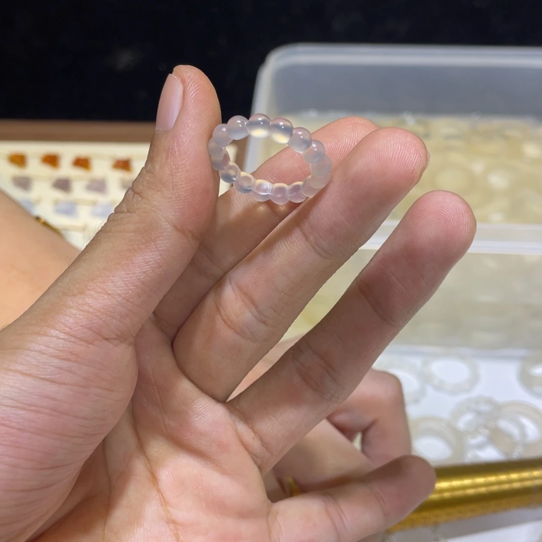 玛瑙/玉髓未镶嵌戒指16号港15