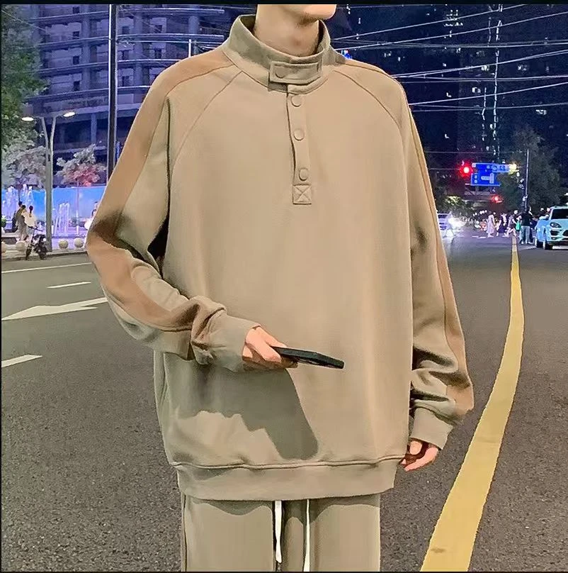 【JAY】美式高街拼接宽松休闲卫衣308#