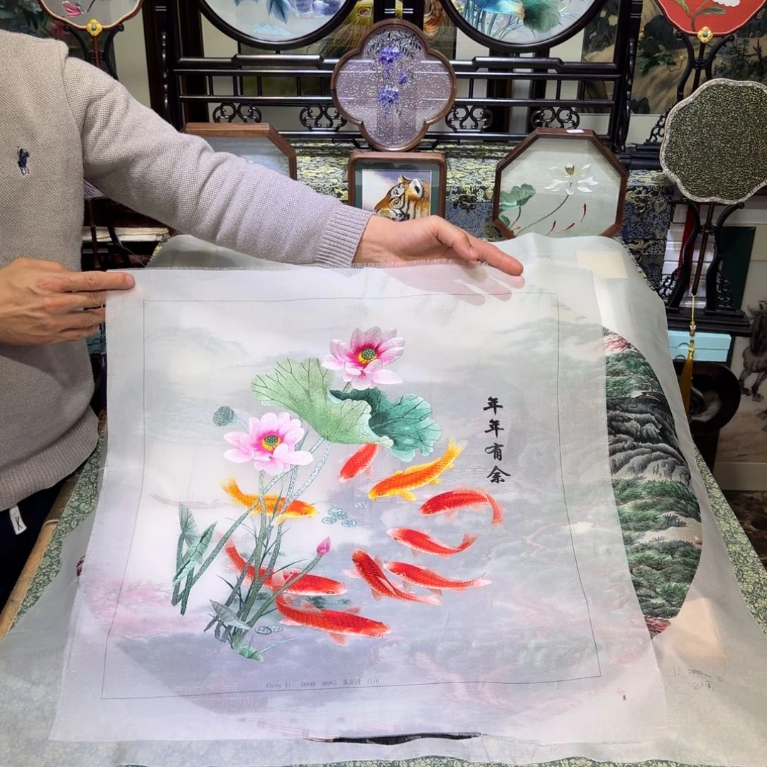 刺绣手工苏绣工艺制作技艺精湛