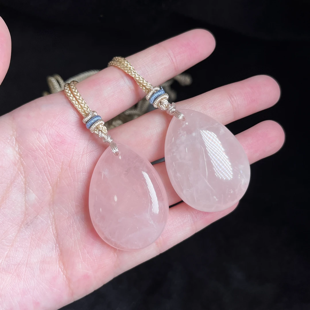 L【玉氏珠宝】粉晶水滴吊坠 多样性 发一CAN2800039