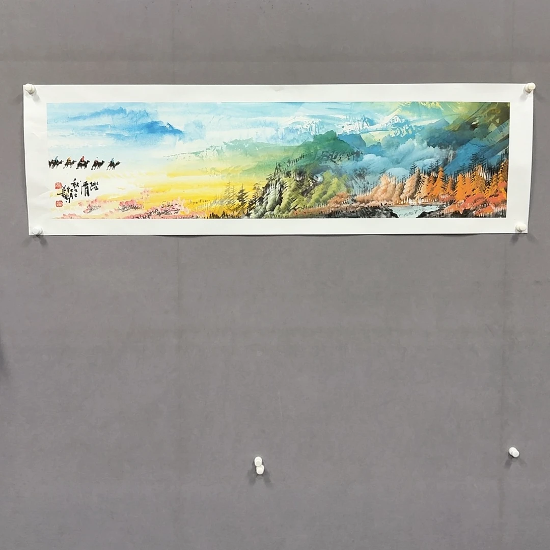 国画亲笔手绘放心去藏