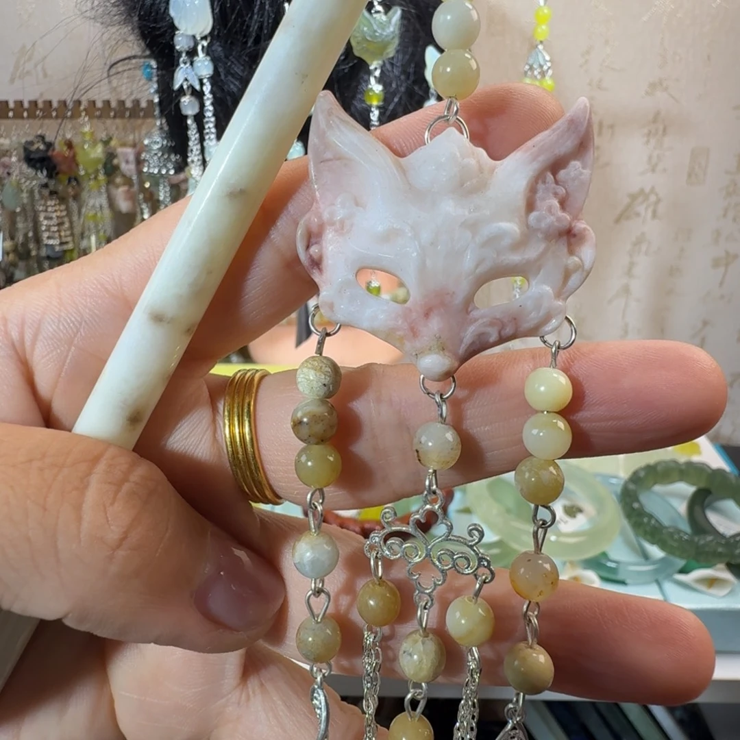 未镶嵌岫玉发簪福利款两个包邮