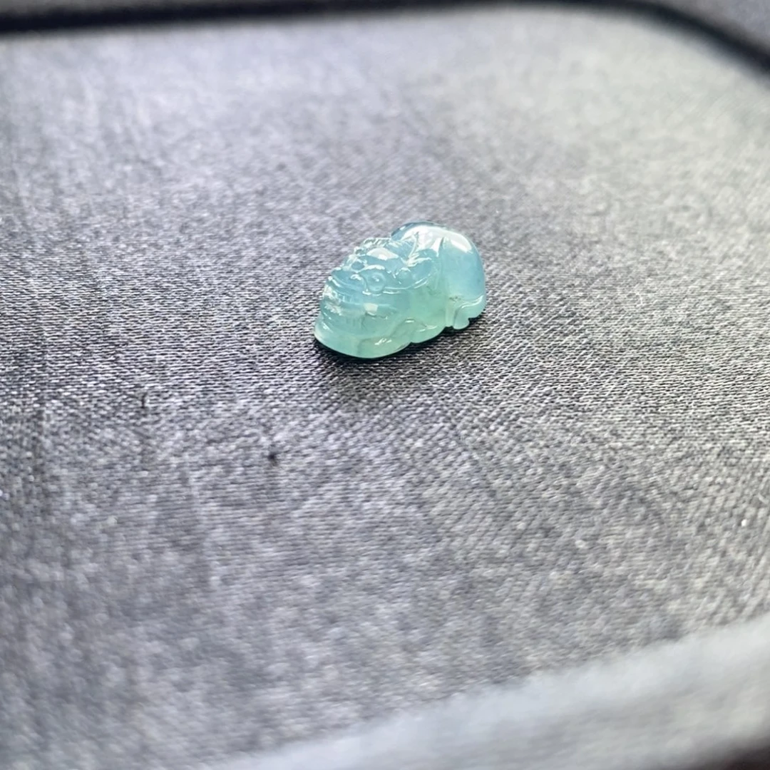 翡翠未镶嵌手串卡14貔貅