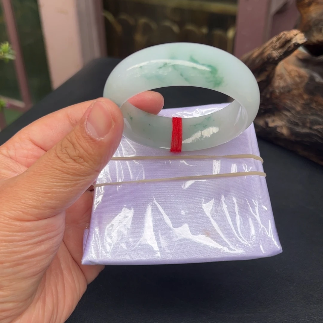 翡翠未镶嵌手镯圈口54/55:56