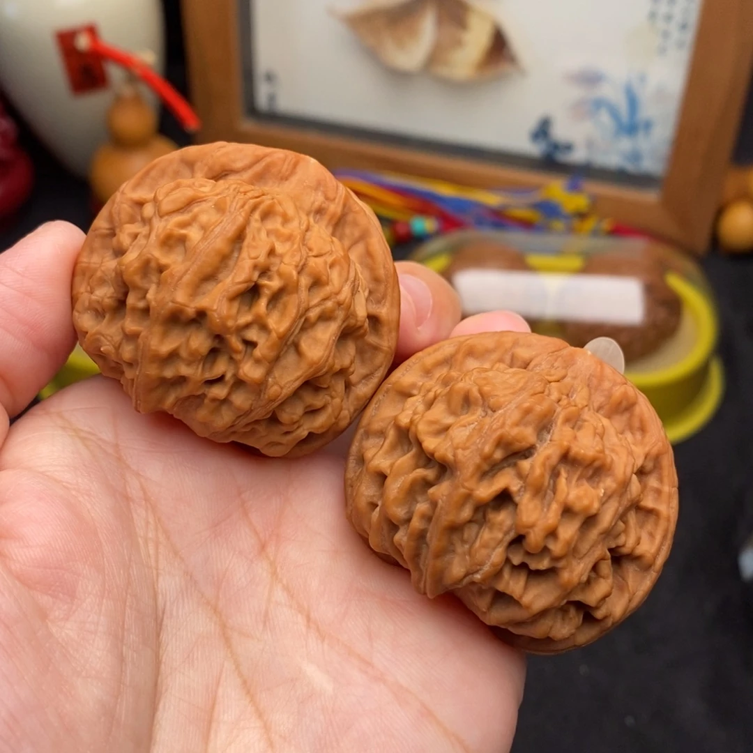 文玩核桃把件43天地狮子头