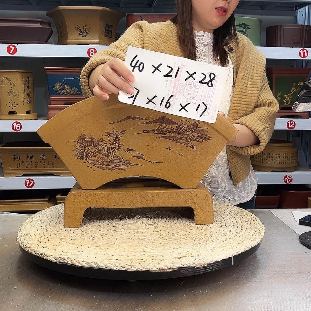 紫砂花盆紫砂花盆