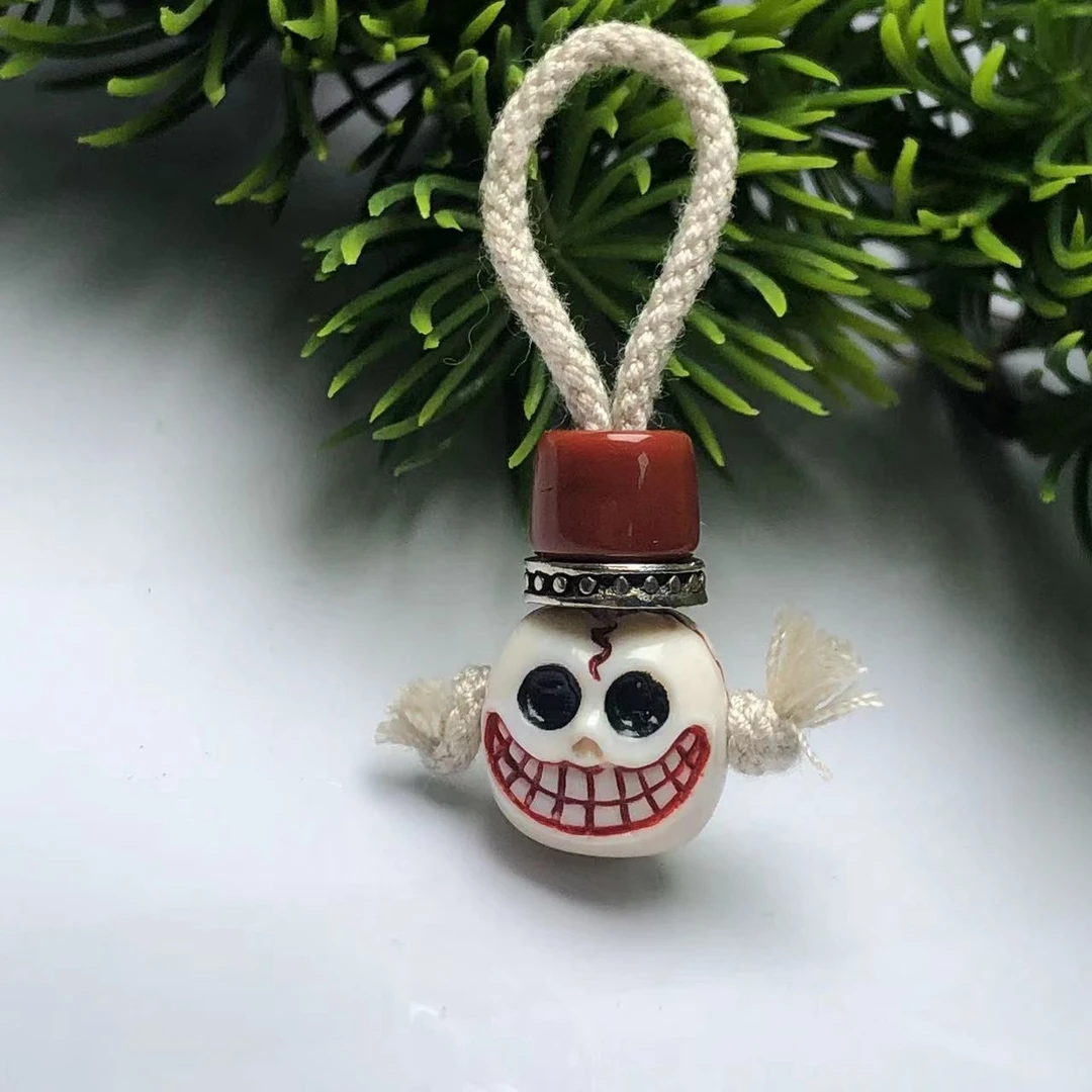 双喜猛犸三通配饰单颗