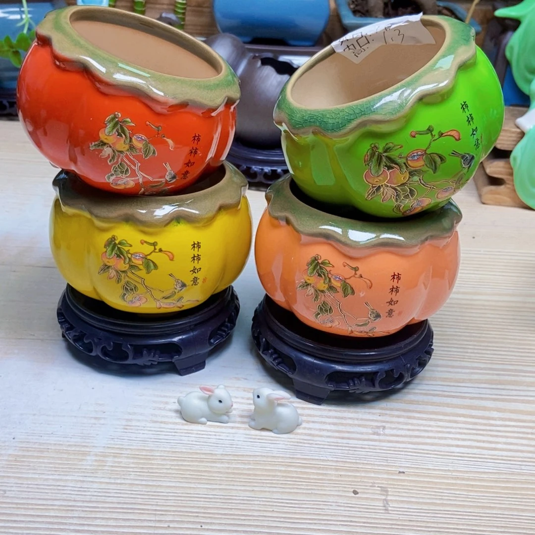 瓷片陶瓷花盆陶瓷艺术