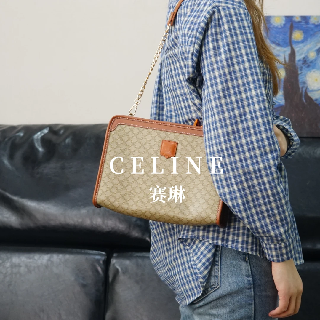 95新 Celine/思琳 米花单肩包/WJ01420001/0001