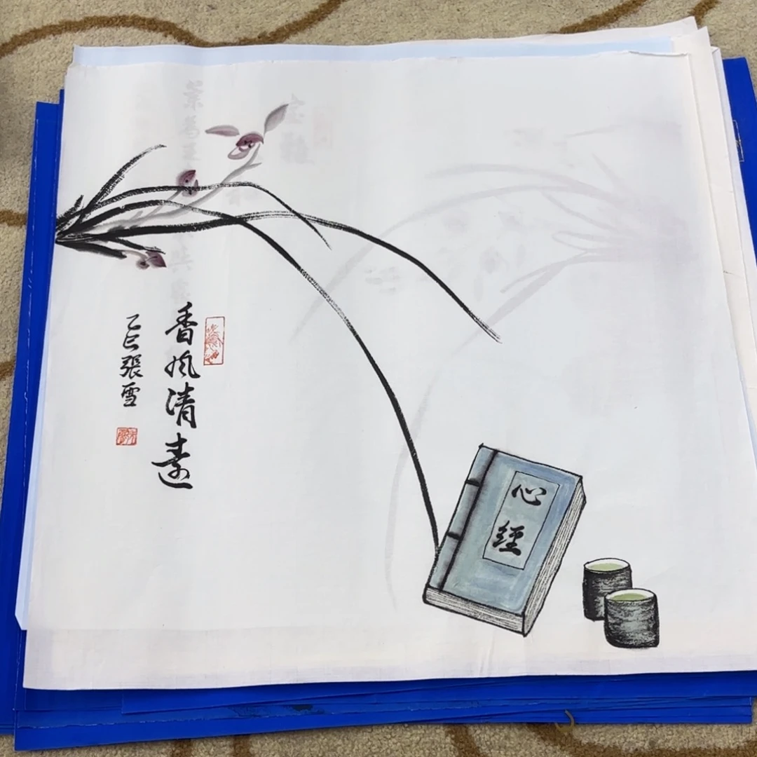国画张雪老师作品刘
