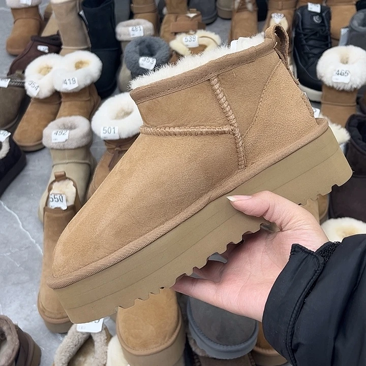 栗色厚底冬雨36码数