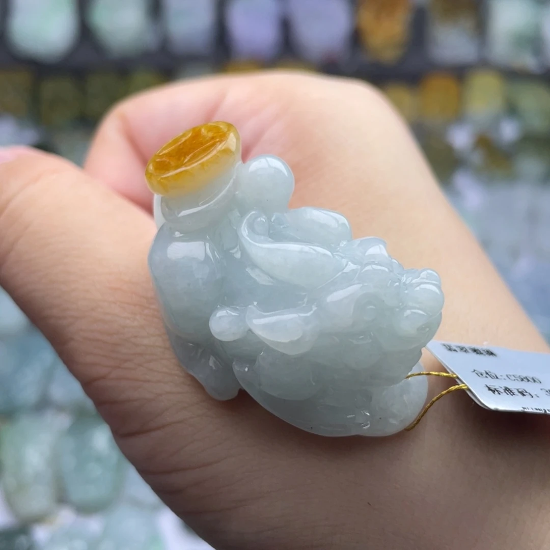 翡翠未镶嵌颈饰貔貅11