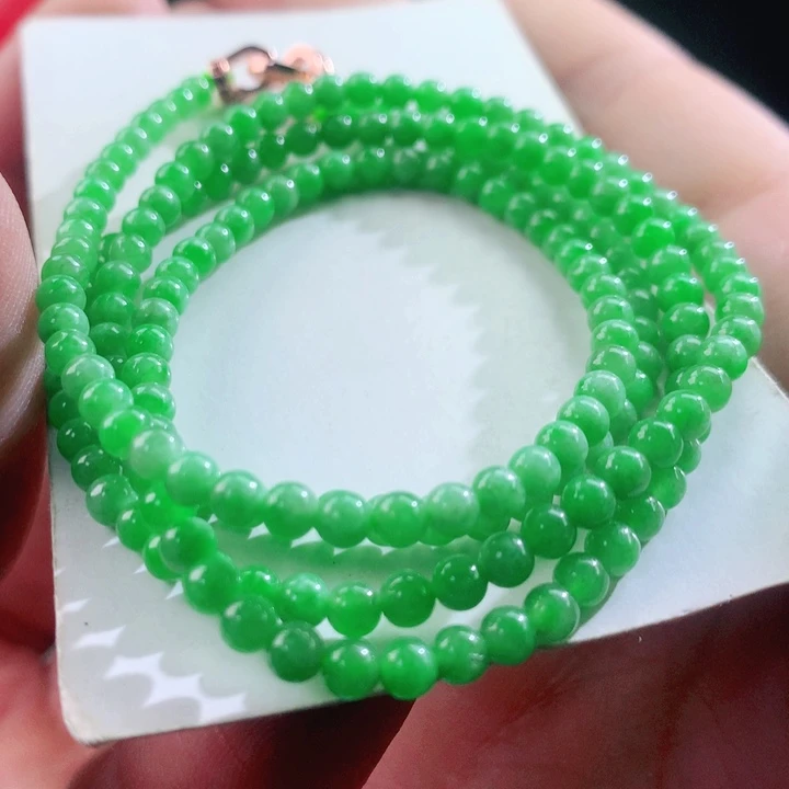 翡翠未镶嵌颈饰044卡4