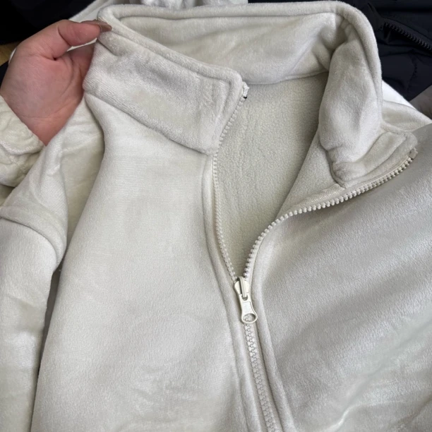 软！！女款-软秋冬抓绒衣奥粒绒加厚保暖内胆外套女(重量450g以上)