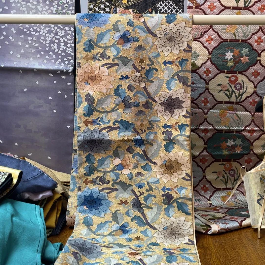 织绣明缂丝六通柔软