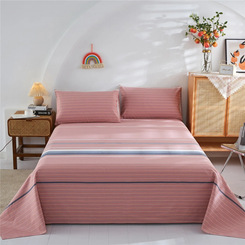 原棉土布新款床单三件套精品老粗布高档加厚柔软吸汗