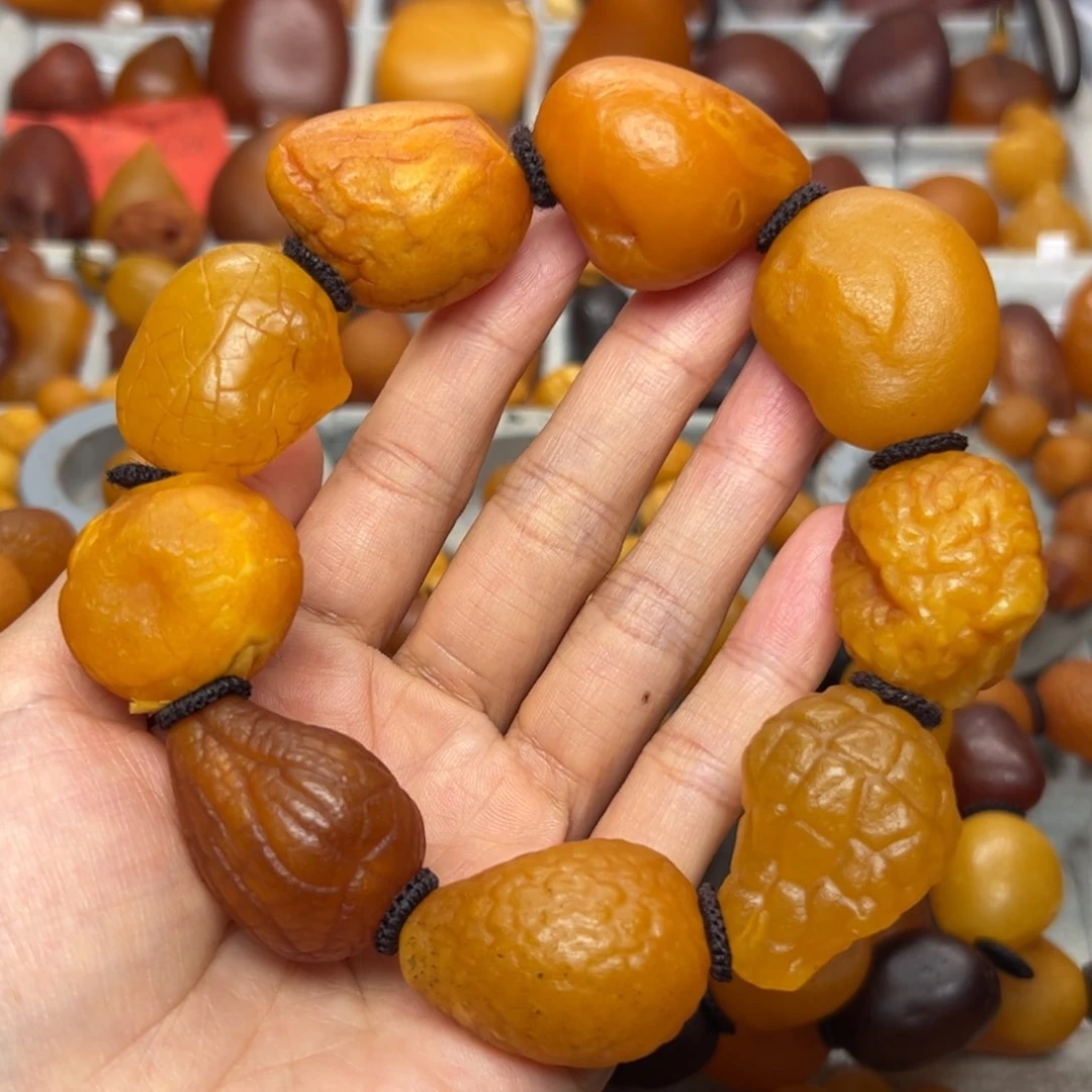 琥珀裸石未镶嵌天然蜜蜡