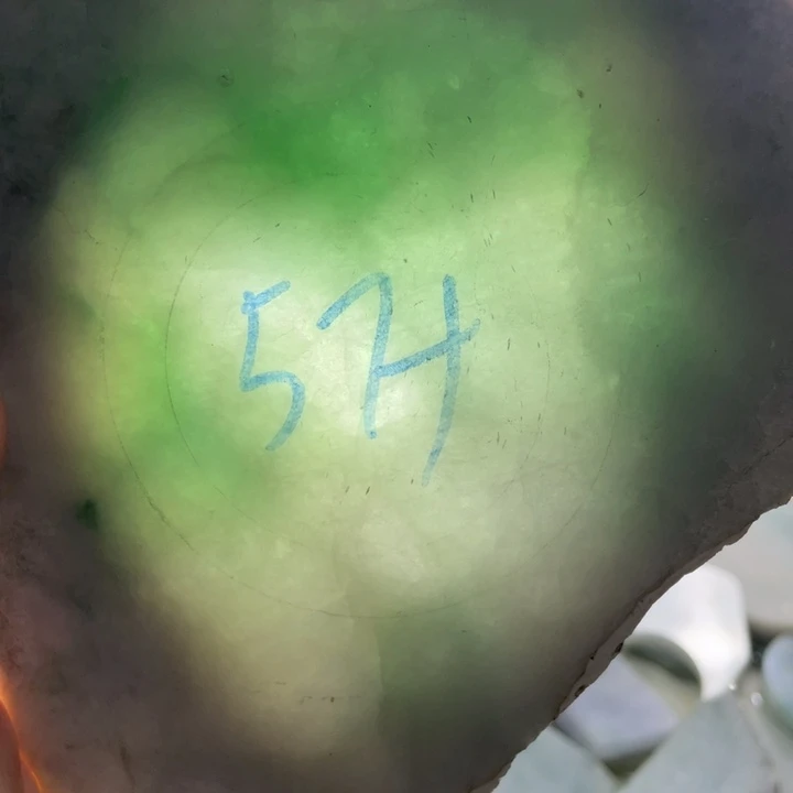 翡翠未镶嵌挂件K缅甸天然翡翠片料