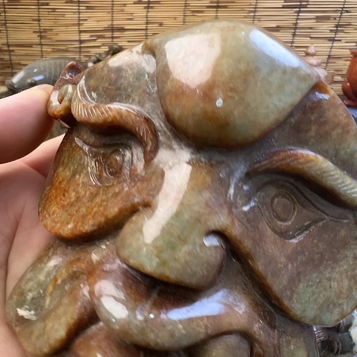 日***笑和田玉（糖玉）未镶嵌挂件