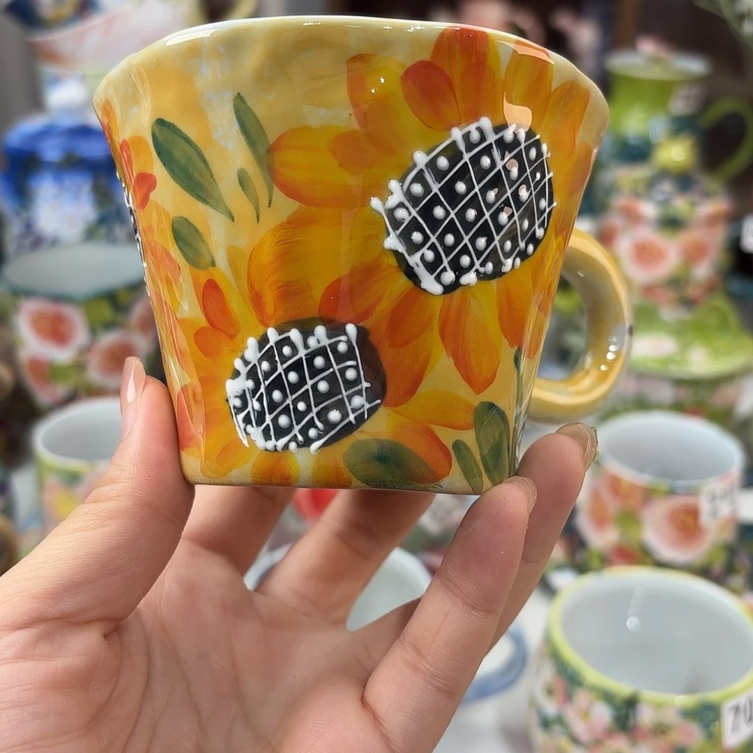 景德镇手绘高温釉下彩陶瓷茶具