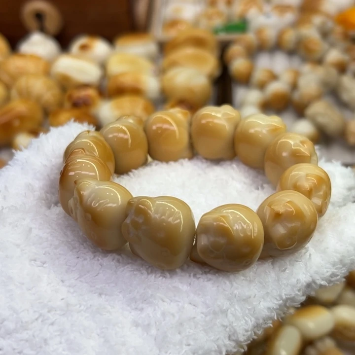 把件菩提根/象牙果3 象牙果原果雕刻炭烧kt 猫微瑕