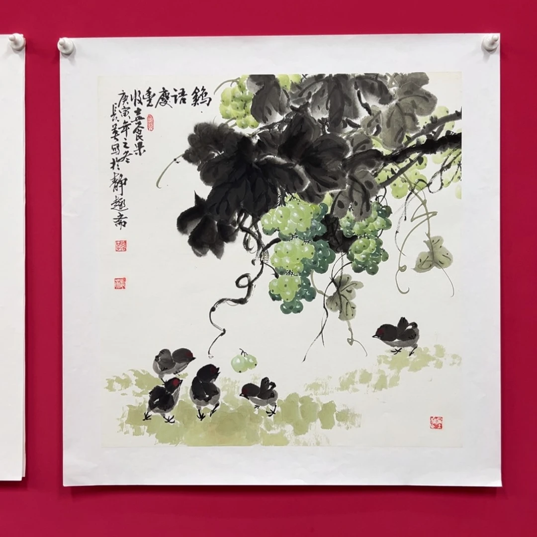 国画秋*谦孙长英作品欣赏
