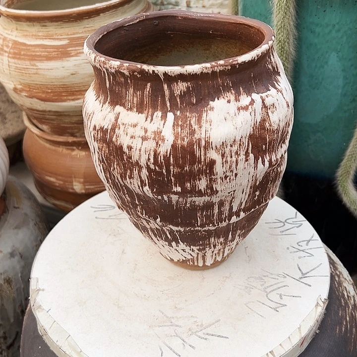 景德镇精品花盆栽适合口14高23