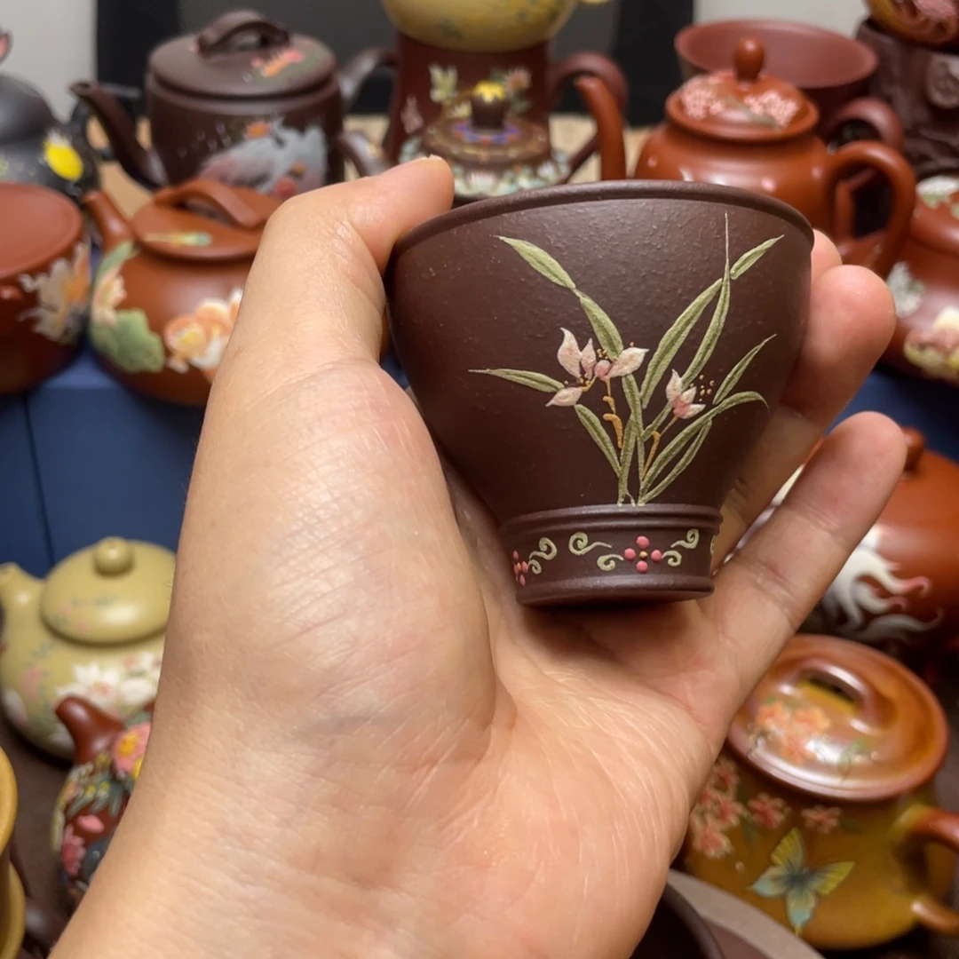 茶杯紫砂紫砂主人杯80cc