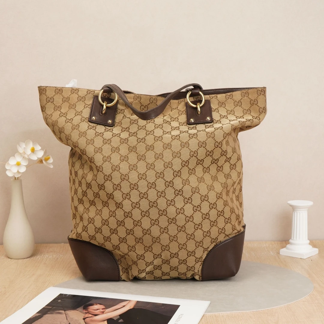 95新 GUCCI/古驰 古驰托特中号老花DS028505