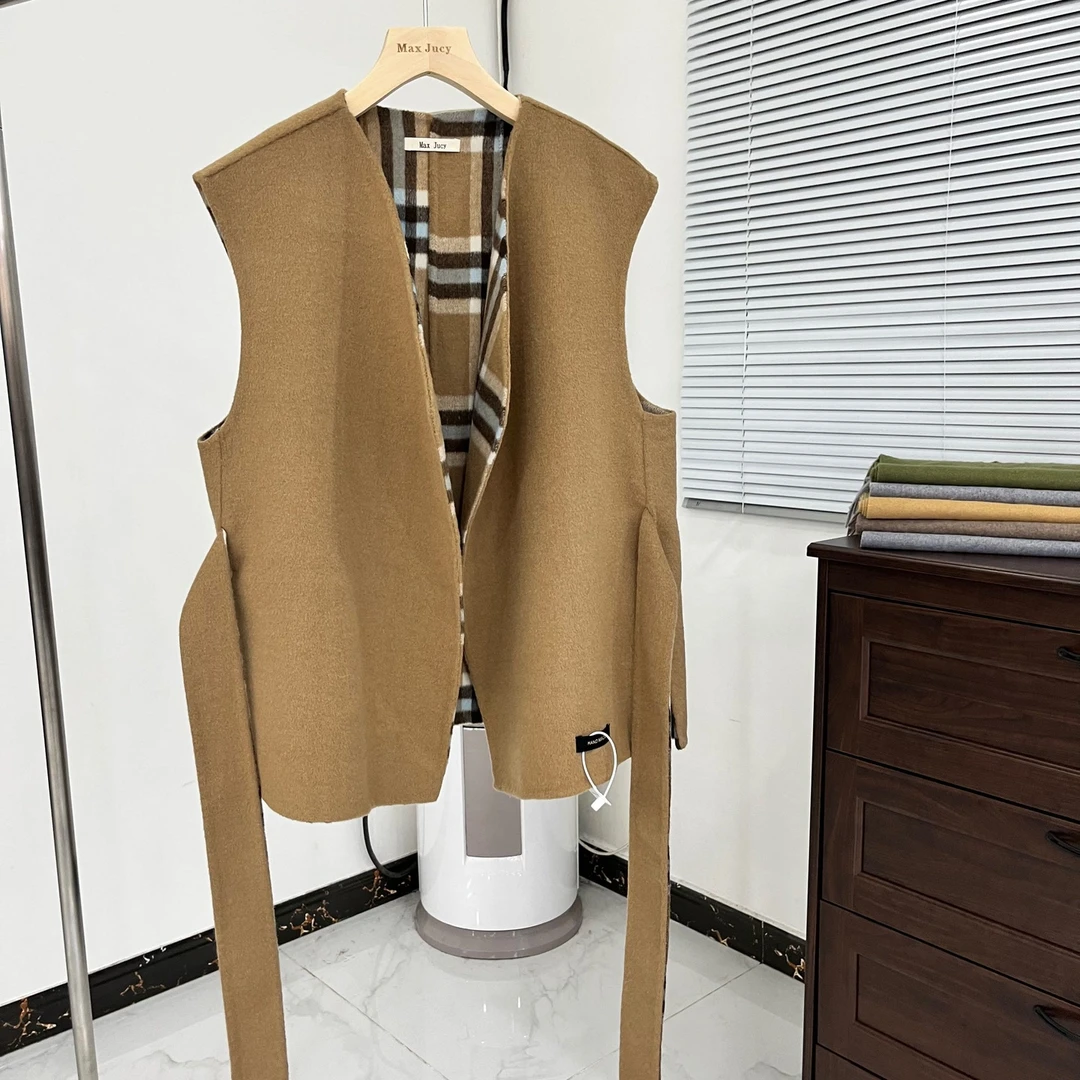 福利款双面羊毛大衣