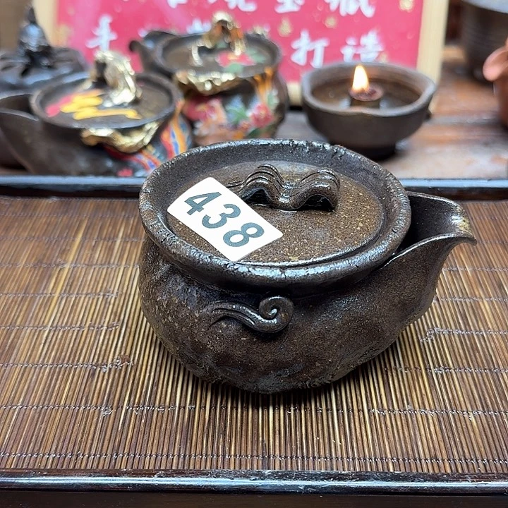 纯手工制作粗陶茶具