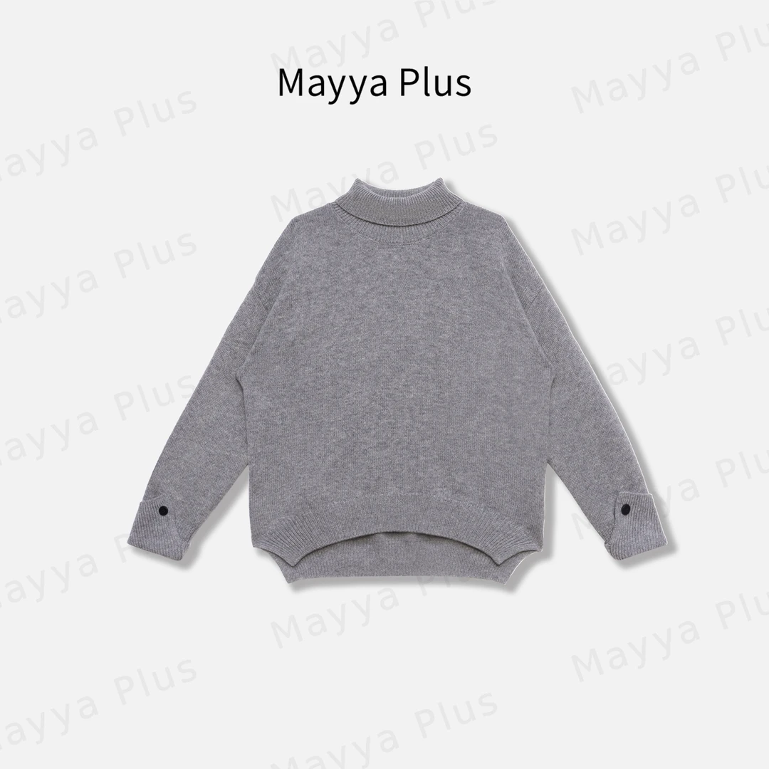 【大约冬季】Mayya Plus麦芽定制轻奢气质显瘦百搭毛织上衣32446580