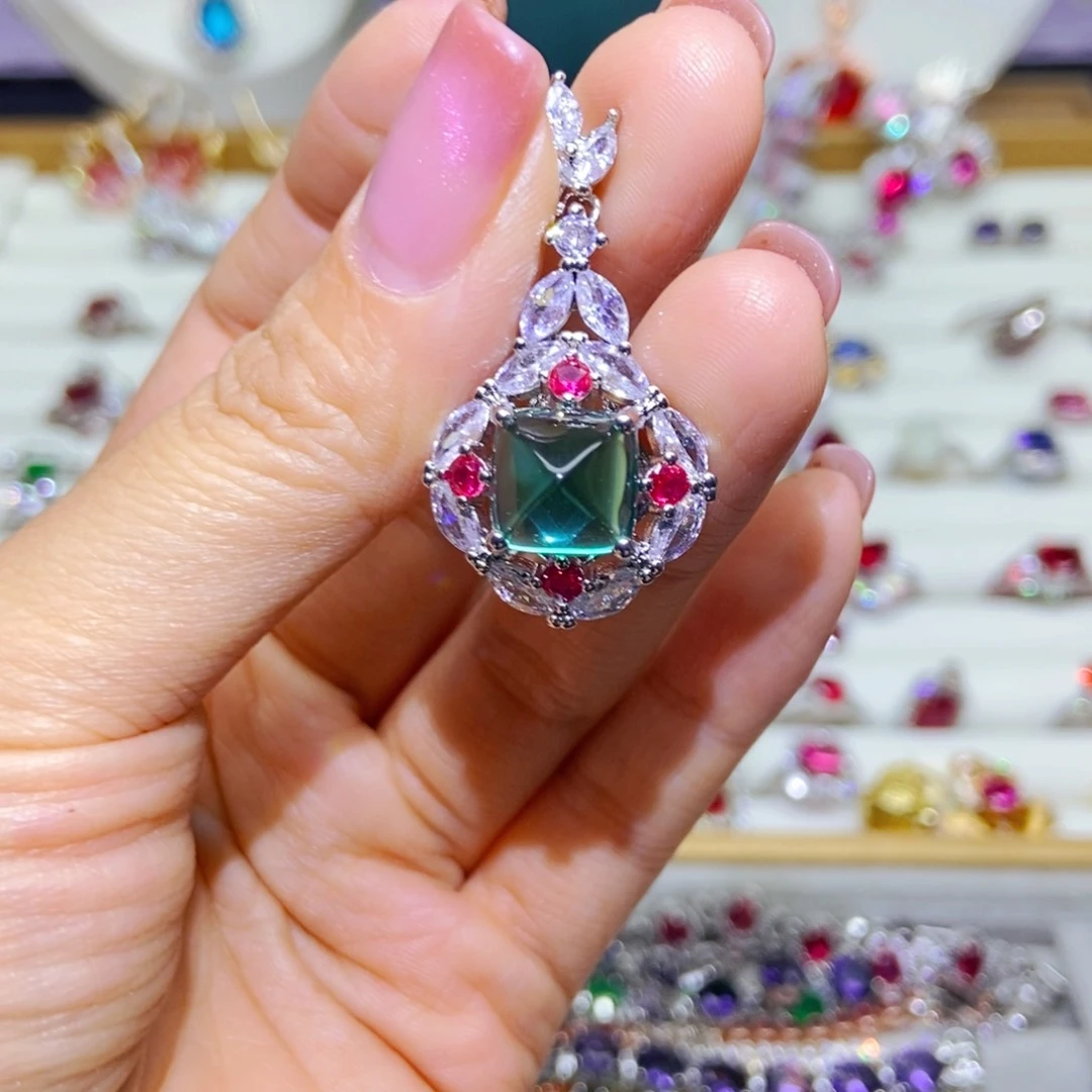 银S925镶嵌耳饰紫晶