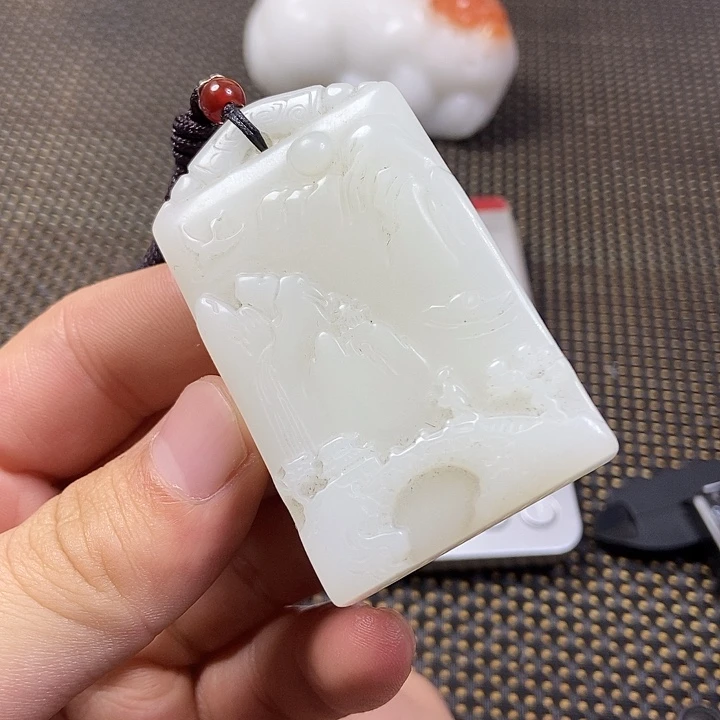 和田玉未镶嵌手机链