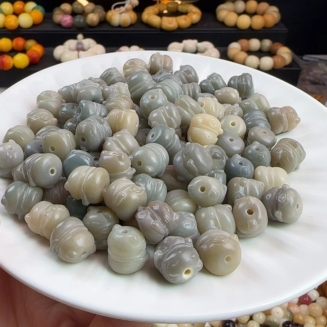 菩提根/象牙果吊坠卡12蓝猫100颗