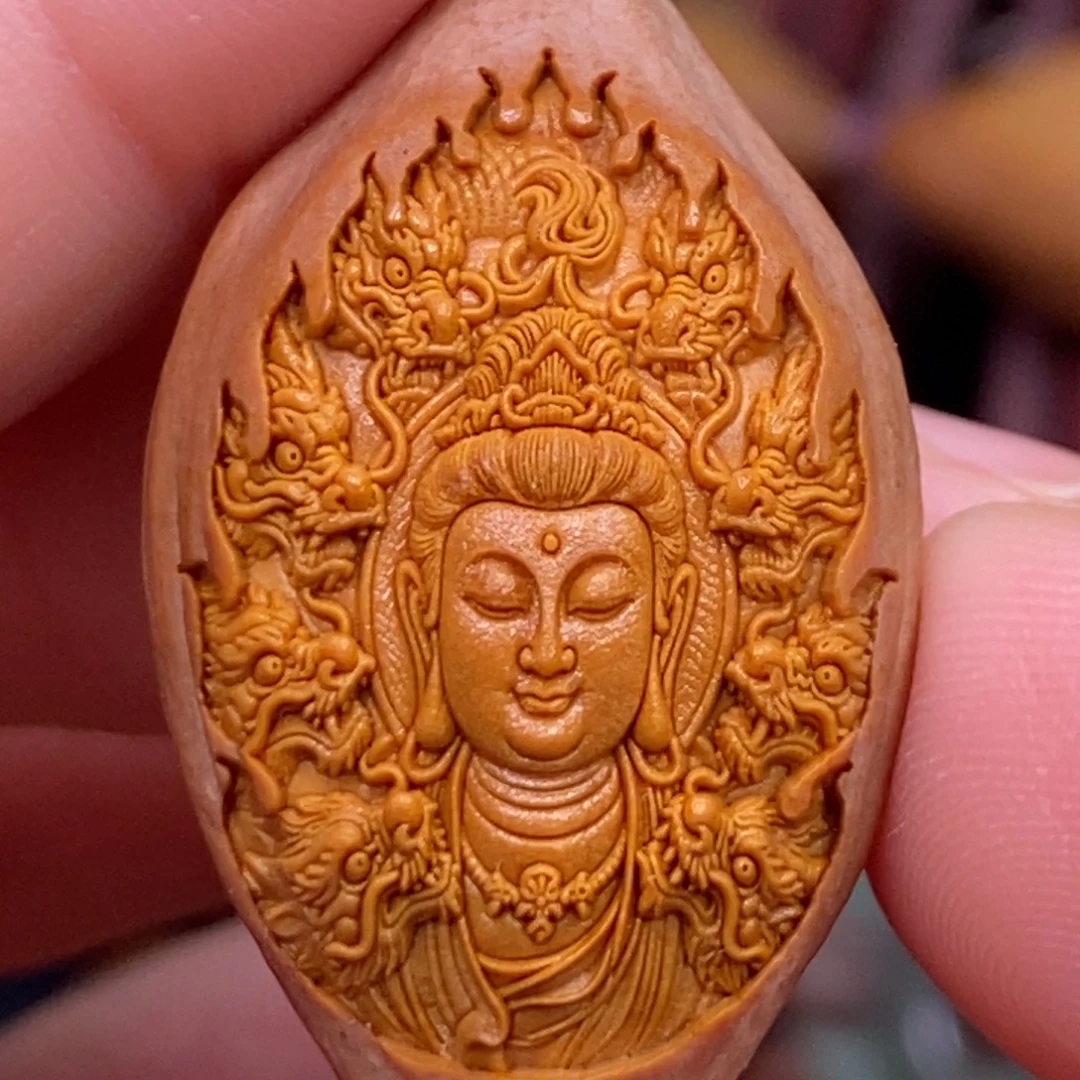 橄榄核吊坠橄榄核雕