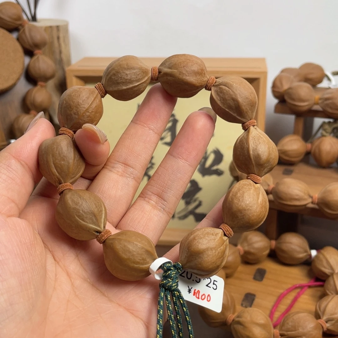 乘***风手串/手链橄榄核20.5*25梅林铁核